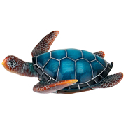 Image Thumbnail for MEDIUM BLUE SEA TURTLE STATUE